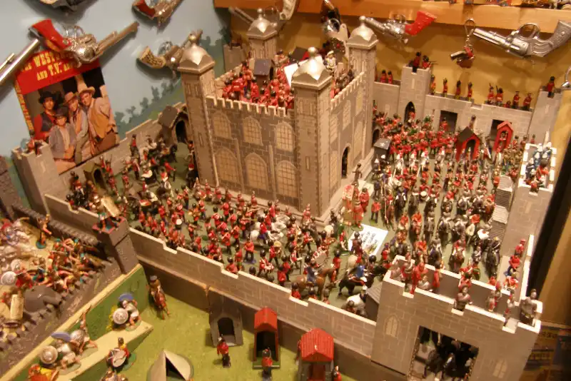 Toy soldier display